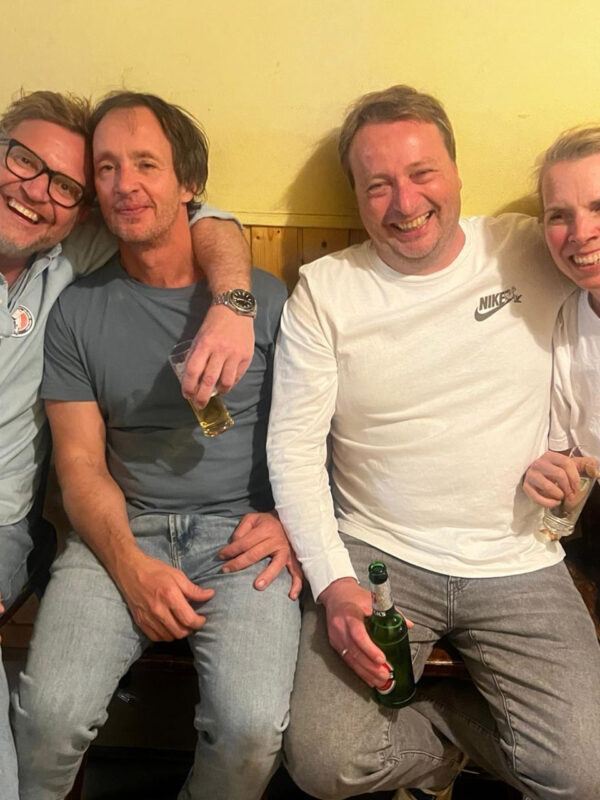 Ausgelassene Stimmung